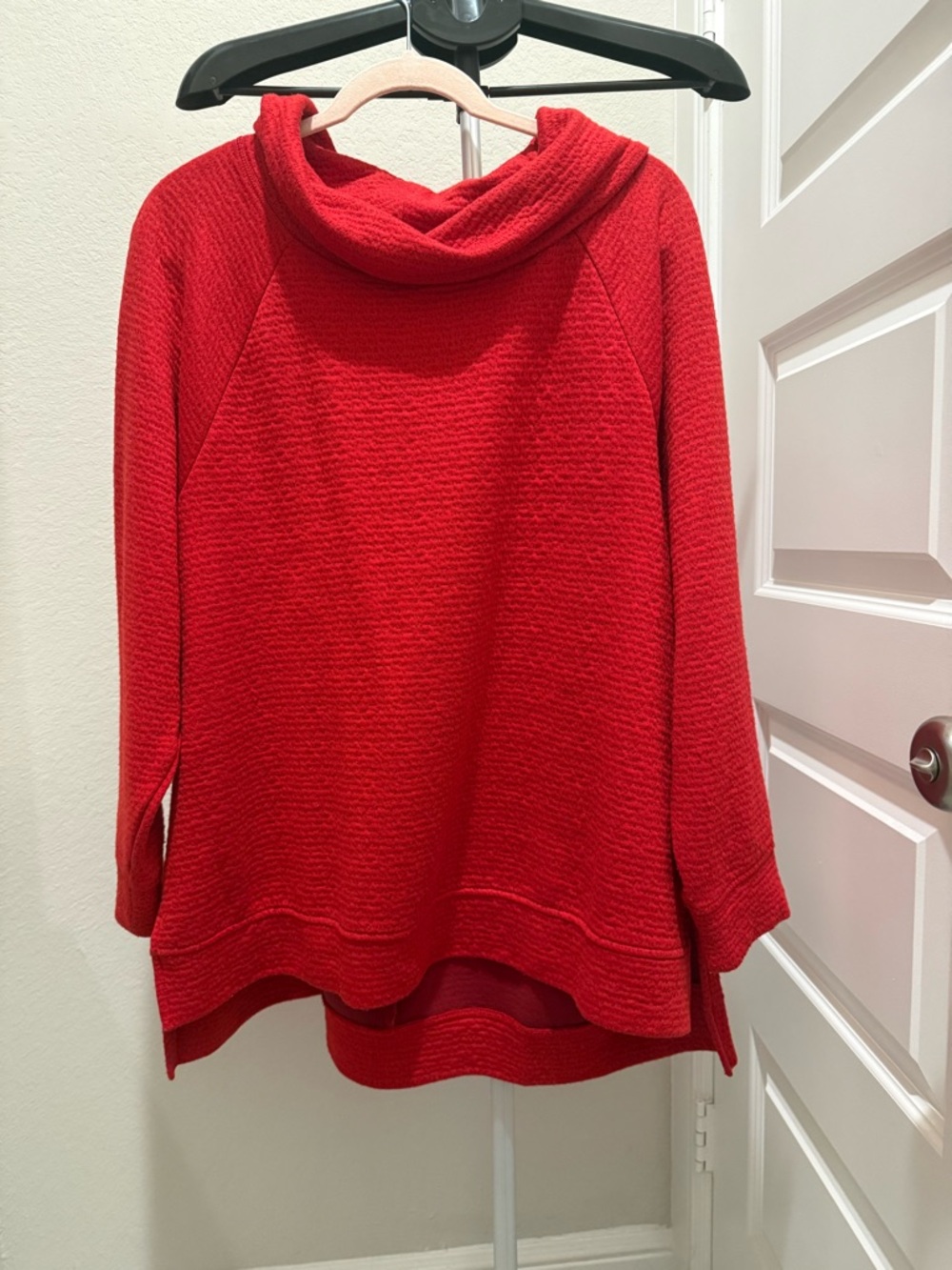 Lane Bryant Red Cowl Neck Sweater